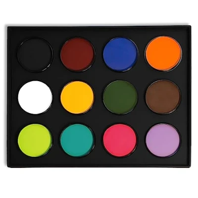 Imagen de Mehron Paradise Makeup AQ paleta de 12 colores