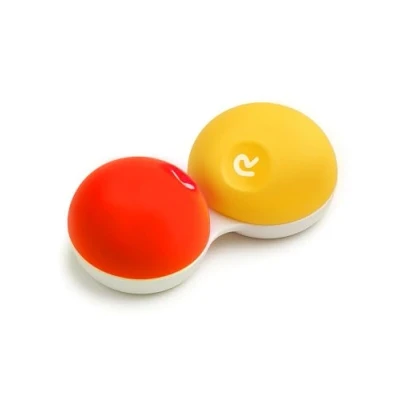 Imagen de Carcasas De Viaje para Lentes Contacto con Tapa Plana Agarre Suave Caja Compra A Granel Atornillable Distinción R &amp; L 1 Pzas por Pedido Sport World Vision