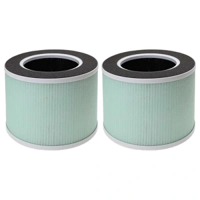 Imagen de vhbw 2x filtro de aire compatible con Renpho RP AP088W purificador combi 13 prefiltro + HEPA carbón activado red