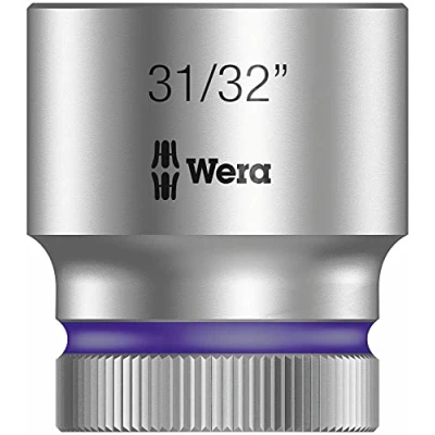 Imagen de WERA 05003630001 8790 HMC Zyklop Nuss 31/32&quot; Llave de vaso con arrastre 1/2&quot;