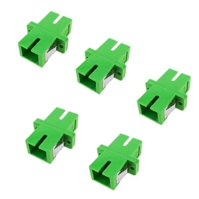 Imagen de Elfcam Adaptador de Cable Fibra óptica (5 Unidades, SC APC Simplex)