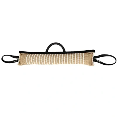 Imagen de Dingo Gear S00152 Tirador de Yute extrafuerte, 3 Asas, Reforzado, para Entrenamiento mordeduras, 60 x 8 cm