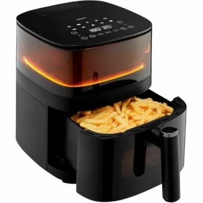 Imagen de MEDION Freidora de aire X10 XL (MD11780), air fryer 5L con función pulverización agua y regulación temperatura, airfryer 10 programas automáticos, 5 kg