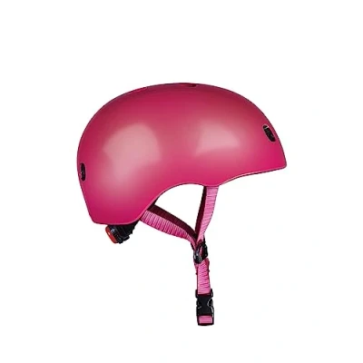 Imagen de Casco Micro® v2 Ultraligero 320gr, Luz Seguridad, y Almohadilla Interior de una Sola Pieza (Talla S (48 53 cm), Frambuesa)