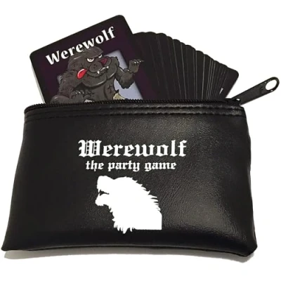 Imagen de Apostrophe Games Werewolf The Party Game 42 Cartas de rol para 7 a 30 Jugadores Noche Juegos Halloween, Adultos y Adolescentes Juego Mesa Interactivo