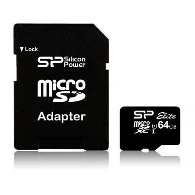 Imagen de Silicon Power Elite 64gb Microsdxc Uhs i Memoria Flash