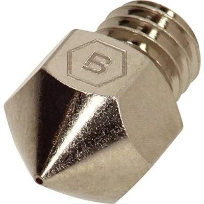 Imagen de BROZZL Boquilla de Cobre Chapado 0,4 mm diámetro para Creality Ender 3, 3 Pro, CR 10, 10S y UVM.