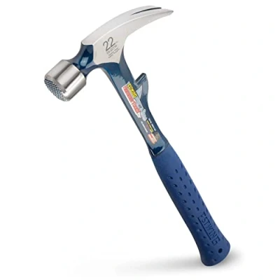 Imagen de Estwing E6 22TM Martillo de carpintero fresado, mango vinilo reductor impacto, 930 g, 34,8 cm