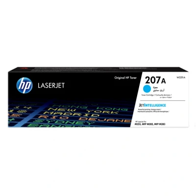 Imagen de Tóner HP 207A LaserJet, Cian, W2211A