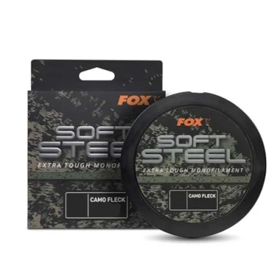 Imagen de Fox Soft Steel Fleck Camo Mono Línea para Carpa 0.30mm/6.4kg (1000m) Monofilamento