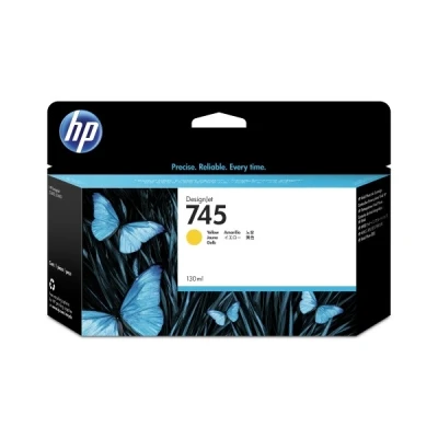 Imagen de Hp 745 130 ml Cartucho De Tinta Para Impresoras (amarillo, Estándar, Hp, 5 40 c, Designjet Z2600 24 in Postscript, Z5600 44 20 80%)