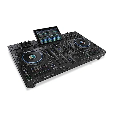 Imagen de Denon DJ PRIME 4+ Controlador autónomo+mezclador, 4 decks, streaming por Wi Fi, Drop Sampler, pantalla táctil 10,1&quot;, control de luces, FX internos