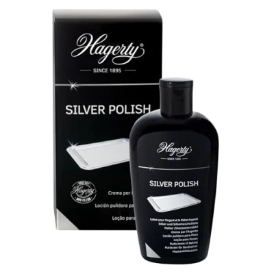 Imagen de Hagerty Silver Polish 250 ml I Pulido eficaz limpia plata y metales plateados Pasta de abrillantar elementos decorativos vajilla antigüedades o instrumentos musicales con efecto inmediato