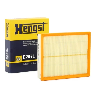 Imagen de HENGST FILTER E206L Filtro de aire 58 212 254 Cartucho filtrante OPEL: Frontera A SUV, AUDI: A4 B5 Berlina, VOLKSWAGEN: Passat GP Variant