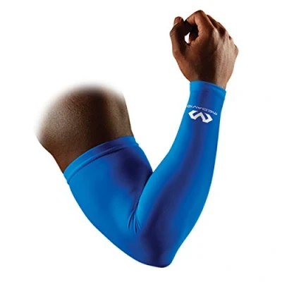Imagen de Mc David 6566R Mangas de compresión, Unisex Adulto, Azul, S/M