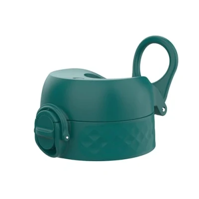 Imagen de ion8 Tapa de Botella agua OneTouch 2.0 a Prueba fugas, Sin BPA, Grande, Aqua