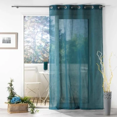 Imagen de Douceur d&#039;Intérieur Visillo para Interiores (140 x 280 cm), Color Azul