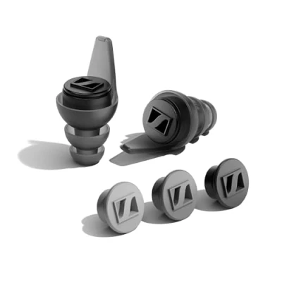 Imagen de Sennheiser Tapones SoundProtex Plus Protección auditiva Reutilizable con 4 filtros Intercambiables Sonido de Alta fidelidad a un Nivel Volumen Seguro Negro