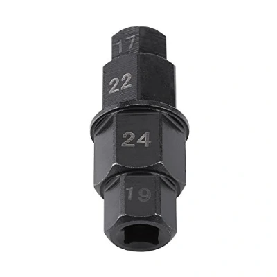 Imagen de Herramienta de Eje Hexagonal 4 en 1 para Motocicleta, Hexagonal, Destornillador husillo Allen, 17, 19, 22, 24 mm, Herramientas manuales Rueda Delantera y