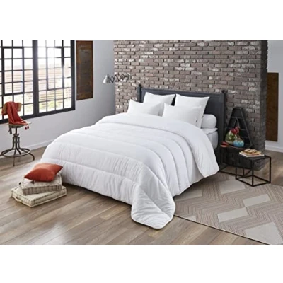 Imagen de Dodo Edredón Templado antiácaros 240 x 260 para Cama de Matrimonio Fabricado en Francia Niágara Suave y Confortable Lavable a máquina 40 C
