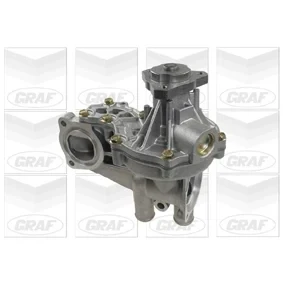 Imagen de GRAF PA546 Bomba de agua con junta anular, tapa mecánico Chapa acero para accionamiento correa poli V VOLKSWAGEN: GOLF 2, 1 Cabriolet