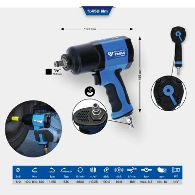 Imagen de KS TOOLS BT160100 Atornillador de impacto (aire comprimido)