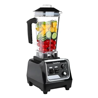 Imagen de Batidora Licuadora Profesional de Baso, 2200 W con Contenedor Tritán 2 Litros sin BPA, Liquidificador Temporizador Integrado, para Cocina (2200W Batidora)