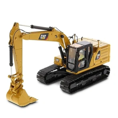 Imagen de Caterpillar Diecast Masters 85657 Excavadora 4 Herramientas 323 Hex, Escala 1:50, Aprox. 9,5 x 3,4 4,6 cm, a Partir de 14 años