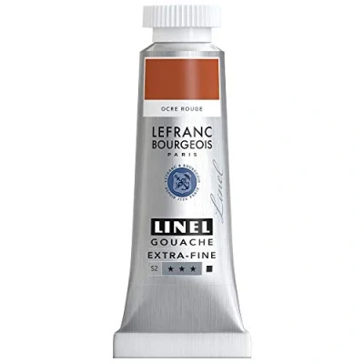 Imagen de Lefranc Bourgeois Color Gouache, Ocre Rojizo, 14 ml (Pack of 1),