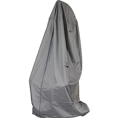 Imagen de Funda protectora para silla de jardín colgante Ø100 x 190 cm 600D poliéster tejido Oxford, color: gris
