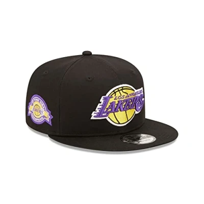 Imagen de New Era TEAM SIDE Patch 9FIFTY Gorra, Talla: M/L, Los angeles lakers blkyel