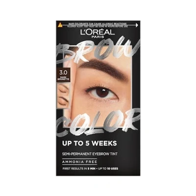 Imagen de L&#039;Oréal Paris Brow Color Tinte De Cejas Semipermanente, 3.0 Dark Brunette