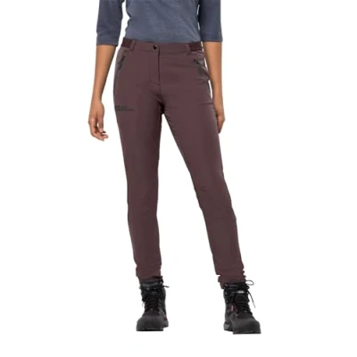 Imagen de Jack Wolfskin Geigelstein Slim Pants W Pantalones para Exteriores, Mujer, Java, 38