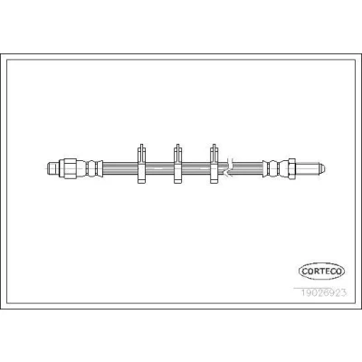 Imagen de Tubo flexible de frenos CORTECO 19026923