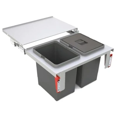 Imagen de Franke Sorter Garbo 60 2 36L 2basket(s) Gris clasificador de residuo cocina clasificadores residuos (562 mm, 399 360 cm)