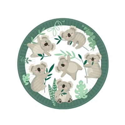 Imagen de amscan Vegaoo Party 8 platos de papel Koala 23 cm