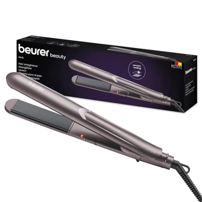 Imagen de Beurer HS 15 Plancha de pelo, con revestimiento cerámico para pelo suave, calentamiento rápido y apagado automático seguridad después 30 minutos