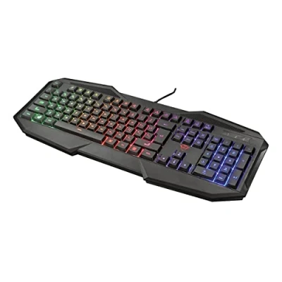 Imagen de Trust Gaming GXT 830 RW Avonn Teclado Iluminado con Efecto Anti ghosting QWERTY Portugués Negro