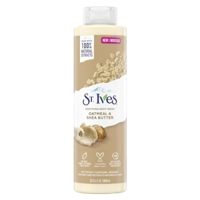 Imagen de St. Ives Soothing Body Wash for dry skin Oatmeal &amp; Shea Butter Made with 100% Natural Extracts 650 ml