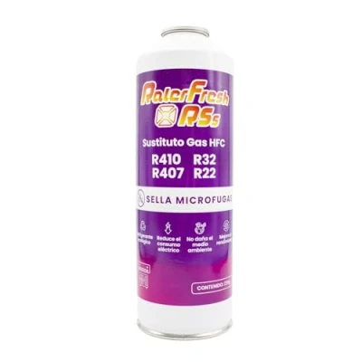 Imagen de Gas Refrigerante Ralerfresh RS Sustituto de R410, R32, R407 y R22 Recarga Organico para Aire Acondicionado Split Ecologico Eficiente Rapida (Botella RSs)