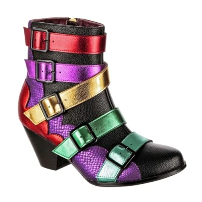 Imagen de Irregular Choice Sellar el Trato, Botas Cortas al Tobillo Mujer, Multi Pink, 36 EU