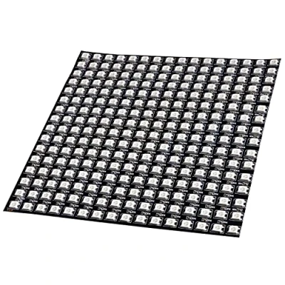 Imagen de AZDelivery RGB led Panel WS2812B 16x16 256 LEDs pantalla flexible Module 5050SMD IC Un solo direccionable funciones a todo color con DC5V Compatible Raspberry Pi