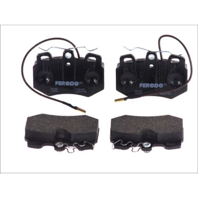 Imagen de FERODO PREMIER ECO FRICTION FDB455 Juego de pastillas freno con contacto avisador desgaste sin accesorios PEUGEOT: 205 II Hatchback