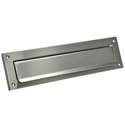 Imagen de Solapa para cartas, 100% acero inoxidable, 310 x 80 mm, C4 (acero inoxidable 80)