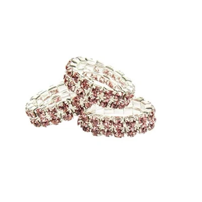 Imagen de HKM 4000315724819 Gomas para crines (Cristal 3800, 20 Unidades), Color Rosa
