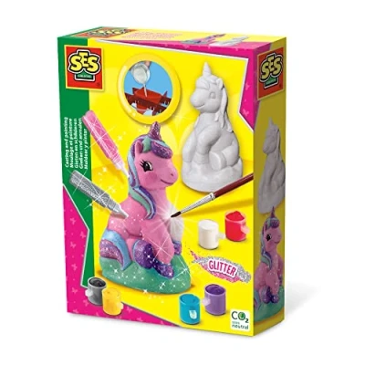 Imagen de SES Creative 01299 Casting and painting Unicorn plaster in 3D; Quick drying plaster; The detailed mould yields excellent results; Encourages creativity; Age 5+