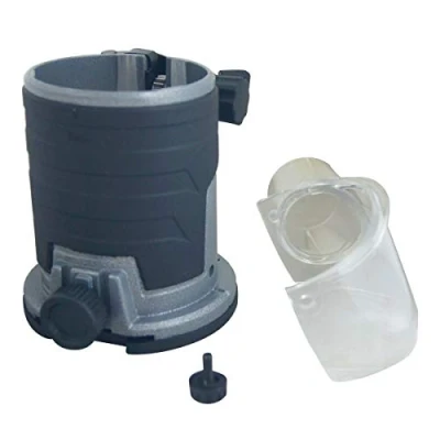 Imagen de Katsu Trimmer Router Offset Base con Escape de Polvo, Ajustable Recortadora Inclinable para Makita RT0700C Enrutadores Manuales Madera Eléctricos Inalámbricos