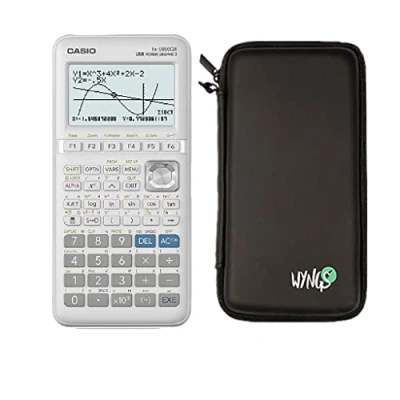 Imagen de CALCUSO Paquete Básico Negro con Calculadora Grafica Casio FX 9860GIII