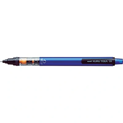 Imagen de Uni Portaminas Kurutoga Pipe Slide modelo 0,5 mm, cuerpo azul (M54521P.33)
