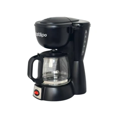 Imagen de Bastilipo Cafetera de GOTEO 6 tazas, 600W, negro/acero, MOKKA